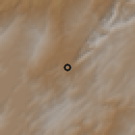 Shaded relief of the 60 km around Sáchica, drawn from the GMTED2010 grid