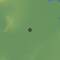 Shaded relief of the 60 km around Salamina, drawn from the GMTED2010 grid