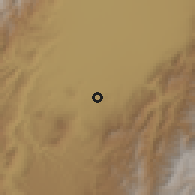 Shaded relief of the 60 km around Santander de Quilichao, drawn from the GMTED2010 grid
