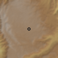 Shaded relief of the 60 km around Santa Rosa de Osos, drawn from the GMTED2010 grid