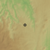 Shaded relief of the 60 km around Segovia, drawn from the GMTED2010 grid