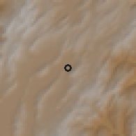Shaded relief of the 60 km around Sesquilé, drawn from the GMTED2010 grid