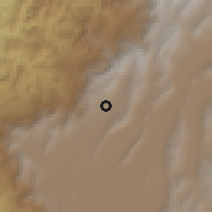Shaded relief of the 60 km around Subachoque, drawn from the GMTED2010 grid