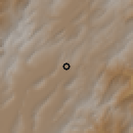 Shaded relief of the 60 km around Suesca, drawn from the GMTED2010 grid