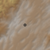 Shaded relief of the 60 km around Tausa, drawn from the GMTED2010 grid