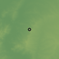 Shaded relief of the 60 km around Tenerife, drawn from the GMTED2010 grid
