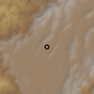 Shaded relief of the 60 km around Tenjo, drawn from the GMTED2010 grid