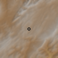 Shaded relief of the 60 km around Tunja, drawn from the GMTED2010 grid