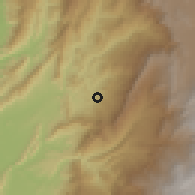 Shaded relief of the 60 km around Viotá, drawn from the GMTED2010 grid