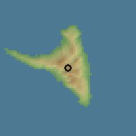 Shaded relief of the 60 km around Marontroni, drawn from the GMTED2010 grid