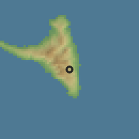 Shaded relief of the 60 km around Outsa, drawn from the GMTED2010 grid