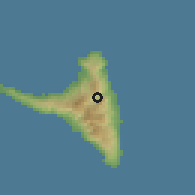 Shaded relief of the 60 km around Tsémbehou, drawn from the GMTED2010 grid