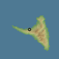 Shaded relief of the 60 km around Chironkamba, drawn from the GMTED2010 grid