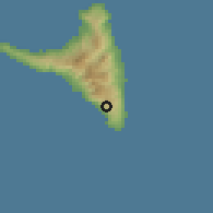 Shaded relief of the 60 km around Daji, drawn from the GMTED2010 grid