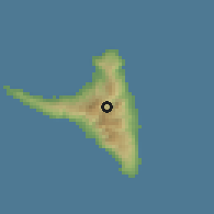 Shaded relief of the 60 km around Dindri, drawn from the GMTED2010 grid