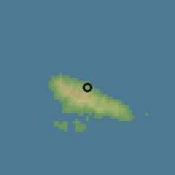 Shaded relief of the 60 km around Fomboni, drawn from the GMTED2010 grid