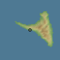 Shaded relief of the 60 km around Hadongo, drawn from the GMTED2010 grid