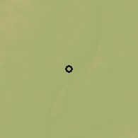 Shaded relief of the 60 km around Bétou, drawn from the GMTED2010 grid