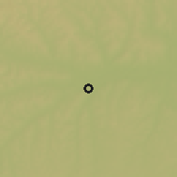 Shaded relief of the 60 km around Etoumbi, drawn from the GMTED2010 grid