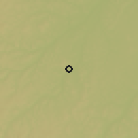 Shaded relief of the 60 km around Ewo, drawn from the GMTED2010 grid