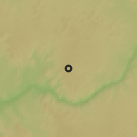 Shaded relief of the 60 km around Boko, drawn from the GMTED2010 grid