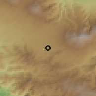 Shaded relief of the 60 km around Curridabat, drawn from the GMTED2010 grid