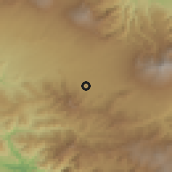 Shaded relief of the 60 km around Dulce Nombre de Jesús, drawn from the GMTED2010 grid