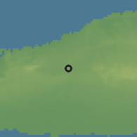 Shaded relief of the 58 km around Bauta, drawn from the GMTED2010 grid