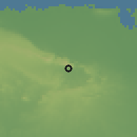 Shaded relief of the 58 km around Florencia, drawn from the GMTED2010 grid