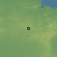 Shaded relief of the 58 km around Holguín, drawn from the GMTED2010 grid