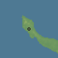 Shaded relief of the 60 km around Soto, drawn from the GMTED2010 grid