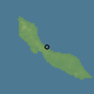 Shaded relief of the 60 km around Tera Cora, drawn from the GMTED2010 grid