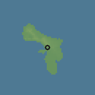 Shaded relief of the 60 km around Hato, drawn from the GMTED2010 grid