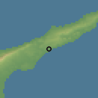 Shaded relief of the 55 km around Dilekkaya, drawn from the GMTED2010 grid
