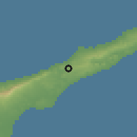 Shaded relief of the 55 km around Esenköy, drawn from the GMTED2010 grid