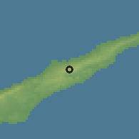Shaded relief of the 55 km around Sipahi, drawn from the GMTED2010 grid