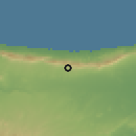 Shaded relief of the 55 km around Taşkent, drawn from the GMTED2010 grid