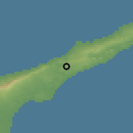 Shaded relief of the 55 km around Ziyamet, drawn from the GMTED2010 grid