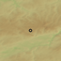Shaded relief of the 49 km around Abertamy, drawn from the GMTED2010 grid