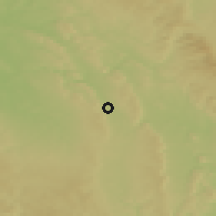 Shaded relief of the 50 km around Česká Třebová, drawn from the GMTED2010 grid