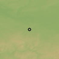 Shaded relief of the 50 km around Český Brod, drawn from the GMTED2010 grid