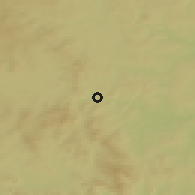 Shaded relief of the 50 km around Bělá nad Radbuzou, drawn from the GMTED2010 grid