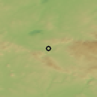Shaded relief of the 49 km around Chrastava, drawn from the GMTED2010 grid