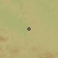 Shaded relief of the 50 km around Dobrá Voda u Českých Budějovic, drawn from the GMTED2010 grid