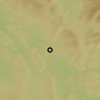 Shaded relief of the 50 km around Dolní Čermná, drawn from the GMTED2010 grid