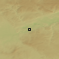 Shaded relief of the 50 km around Dolní Rychnov, drawn from the GMTED2010 grid