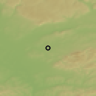 Shaded relief of the 50 km around Dřevohostice, drawn from the GMTED2010 grid