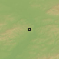 Shaded relief of the 50 km around Halenkovice, drawn from the GMTED2010 grid
