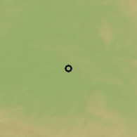Shaded relief of the 50 km around Holice, drawn from the GMTED2010 grid