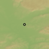 Shaded relief of the 50 km around Horní Moštěnice, drawn from the GMTED2010 grid